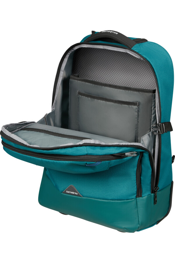 Τσάντα laptop roadseeker με ροδάκια 173 σε σκούρο γαλαζοπράσινο χρώμα