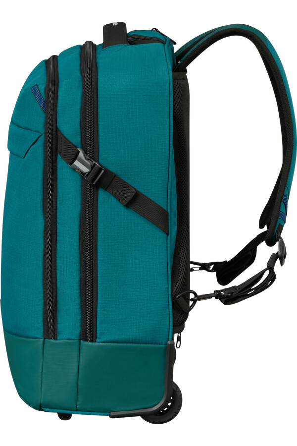 Τσάντα laptop roadseeker με ροδάκια 173 σε σκούρο γαλαζοπράσινο χρώμα