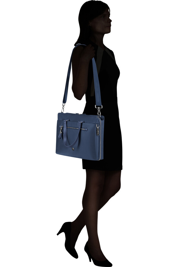 karissa evo briefcase 15.6 blue nights