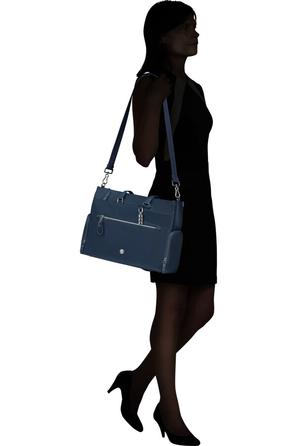 karissa evo tote 14.1 blue nights