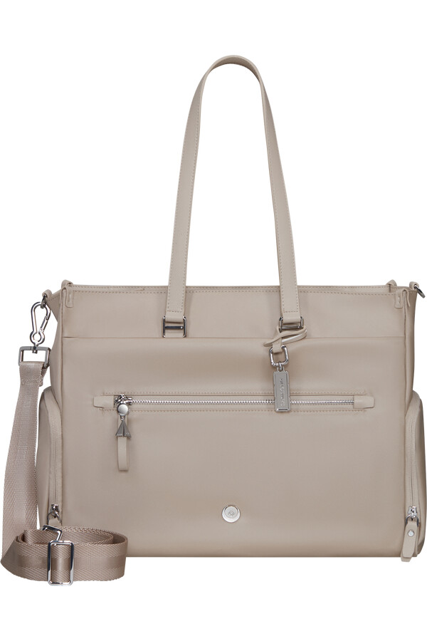 karissa evo tote 14.1 sand beige
