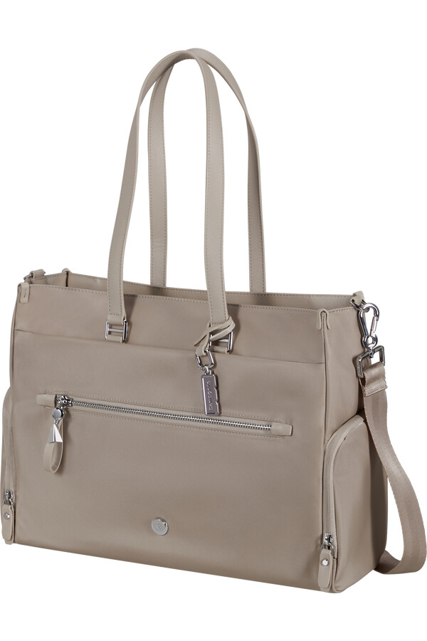 karissa evo tote 14.1 sand beige