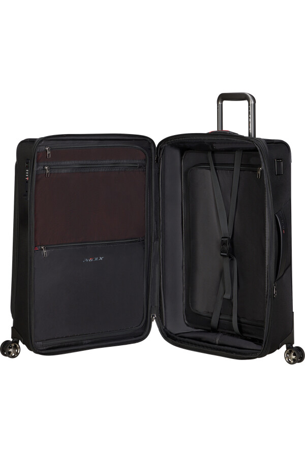 pro-dlx 6 trvl spinner επεκτάσιμο 4 ρόδες 67cm μαύρο