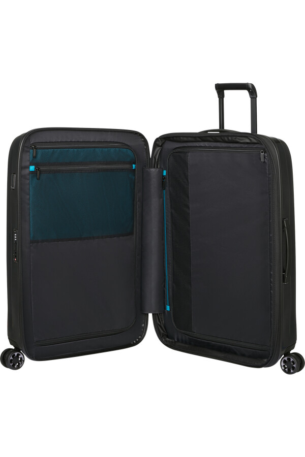 nexis spinner επεκτάσιμο 4 ρόδες 82cm onyx black