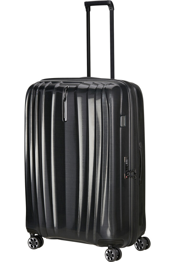 nexis spinner επεκτάσιμο 4 ρόδες 82cm onyx black