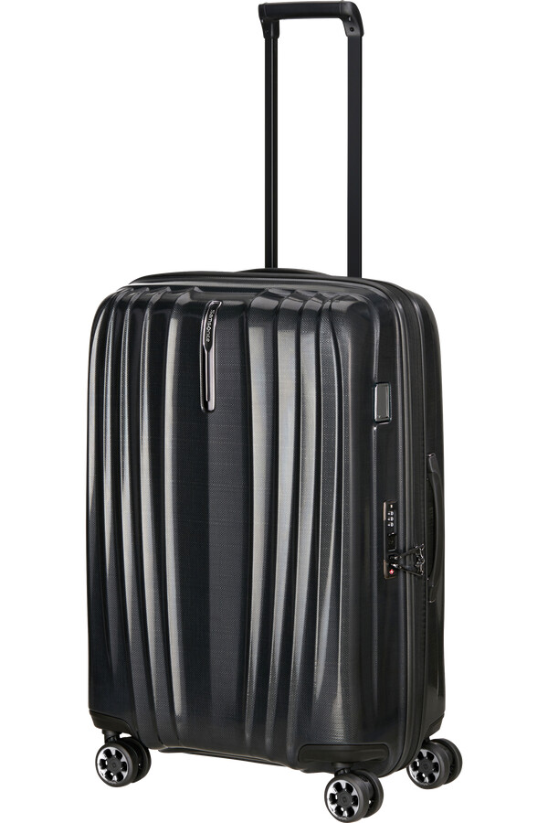 nexis spinner επεκτάσιμο 4 ρόδες 70cm onyx black