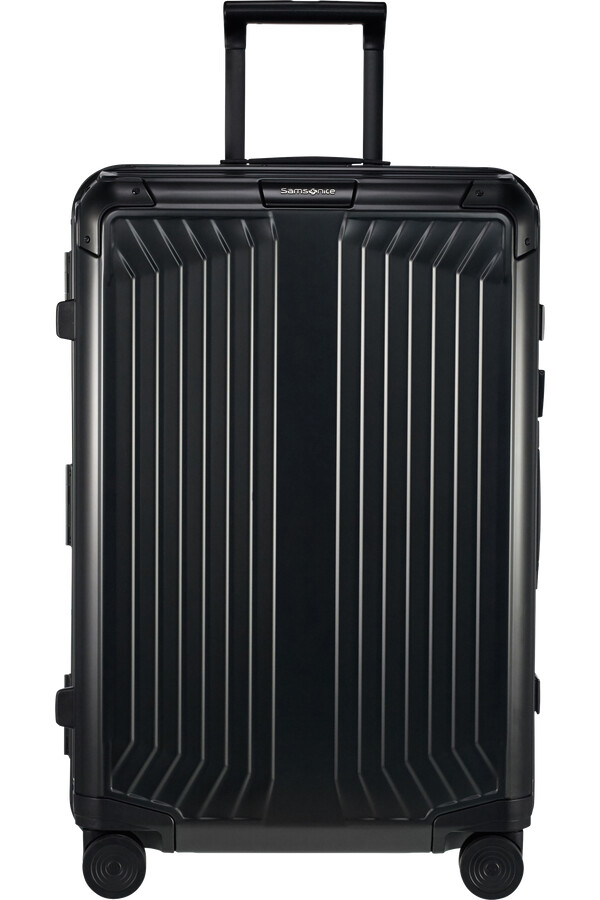 lite-box Αλουμινένιος Στροφέας 4 ρόδες 69cm Μαύρος