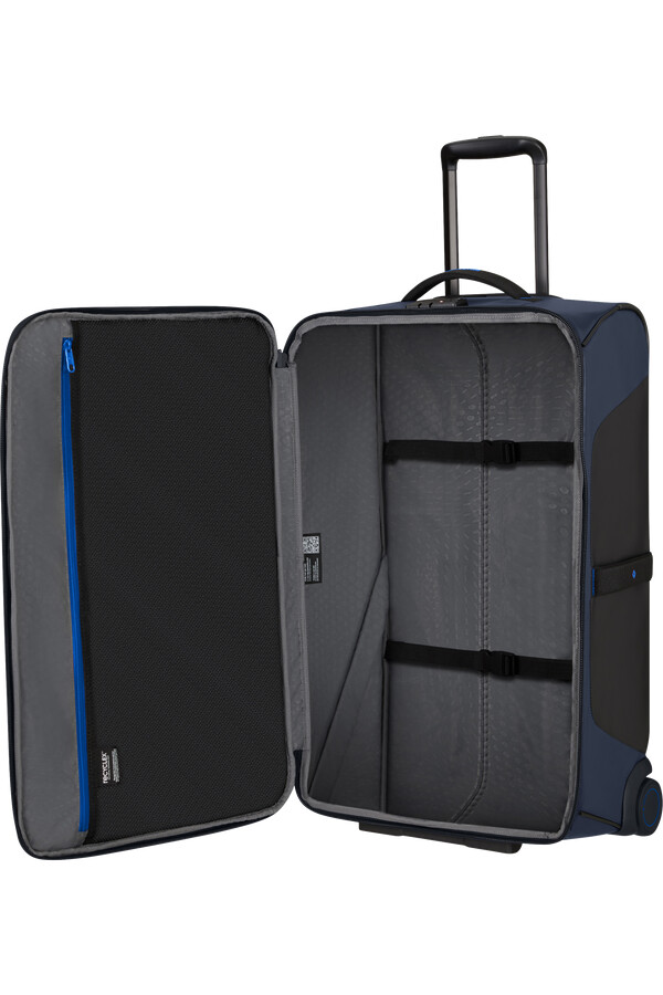 ecodiver duffle με ρόδες 67 cm blue nights