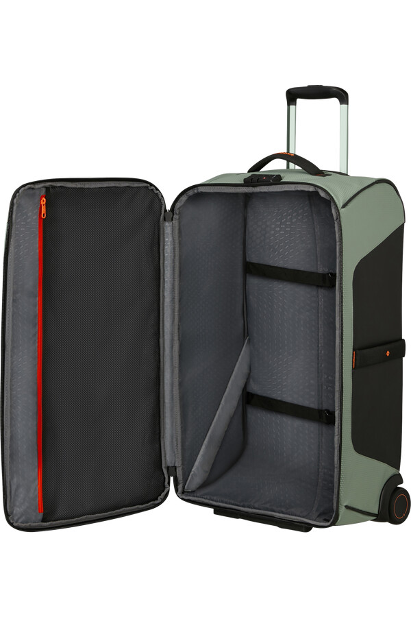 ecodiver duffle με ρόδες 67 cm light sage