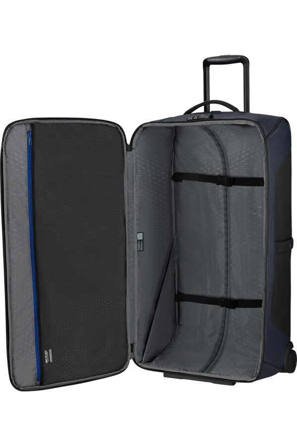 ecodiver duffle με ρόδες 79 cm blue nights