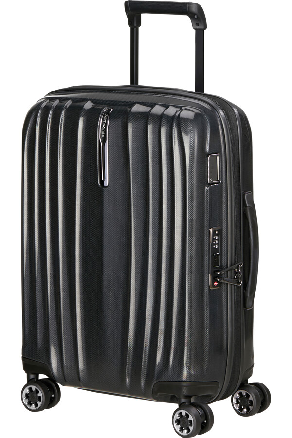 nexis spinner επεκτάσιμο 4 ρόδες 55cm onyx black