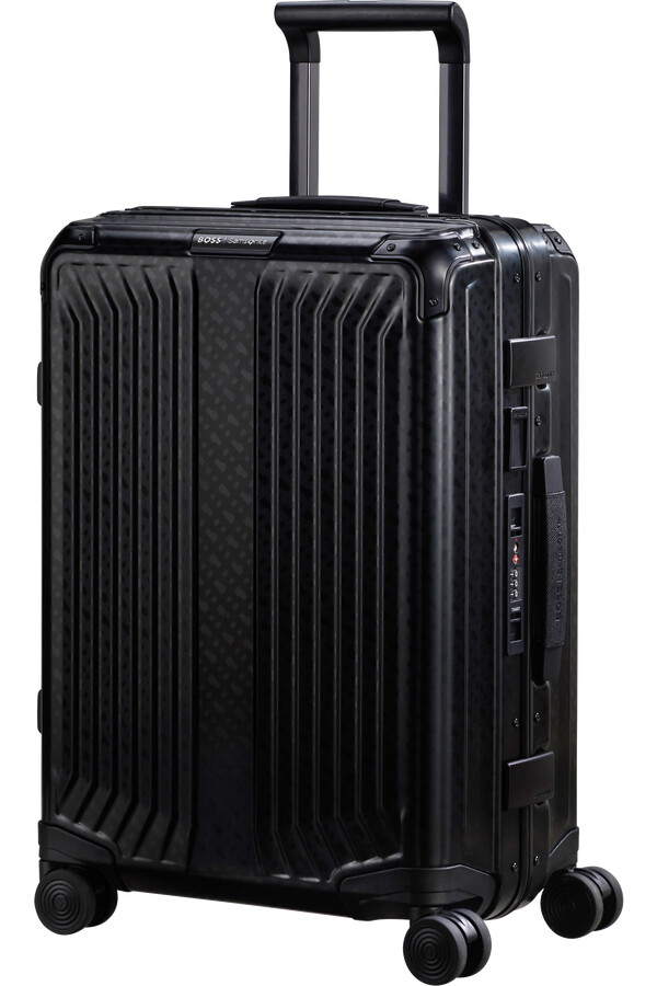boss samsonite spinner 4 ρόδες Μονόγραμμα Γραφίτη 55cm