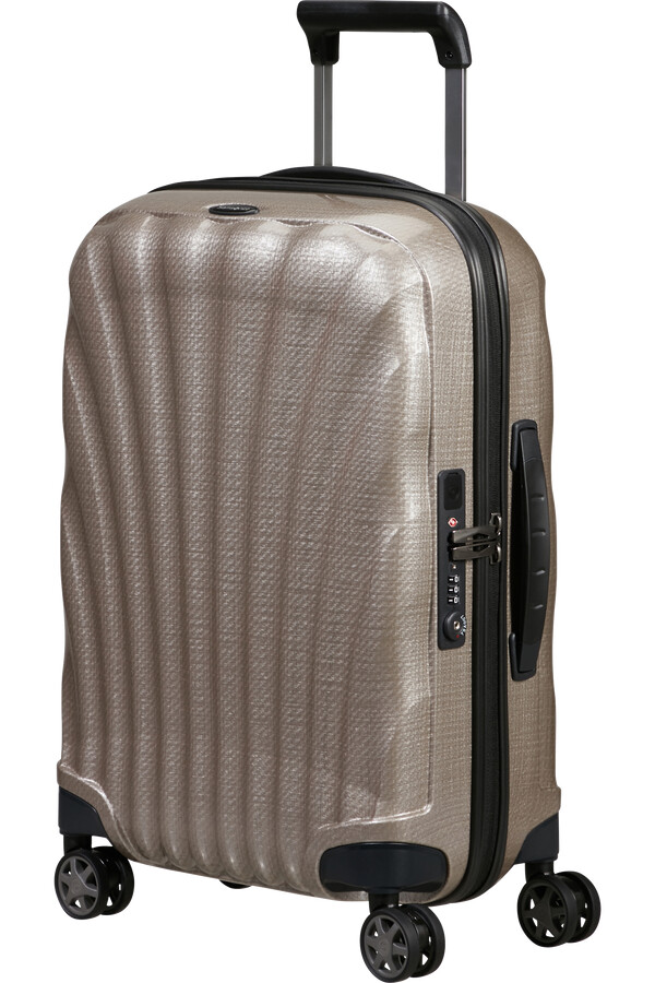 c-lite spinner επεκτάσιμο 4 ρόδες 55cm ivory gold