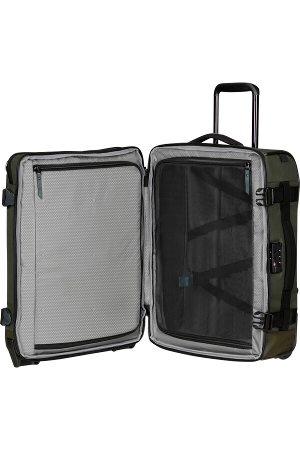 Σακίδιο πλάτης roadseeker duffle με ρόδες 55cm σκούρο λαδί