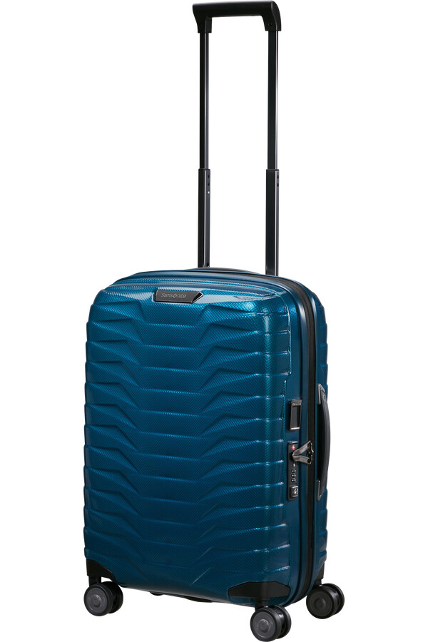 proxis spinner επεκτάσιμο 4 ρόδες 55cm petrol blue