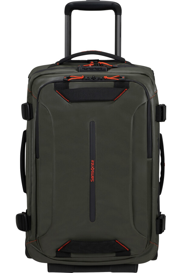 ecodiver duffle με ρόδες διπλό πλαίσιο 55cm climbing ivy