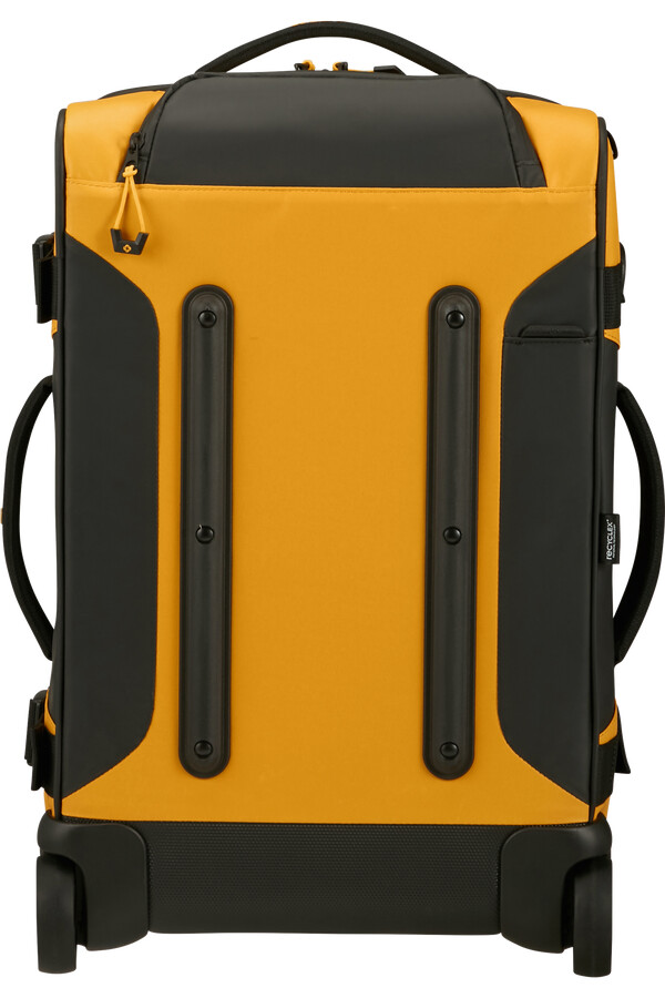ecodiver duffle με ρόδες διπλού σκελετού 55cm κίτρινο