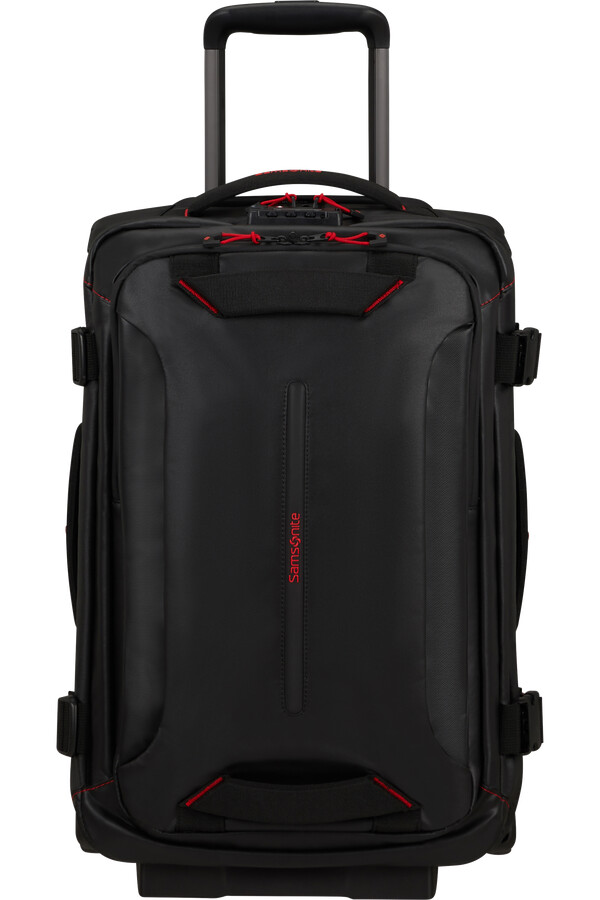 ecodiver duffle με ρόδες διπλό πλαίσιο 55cm μαύρο