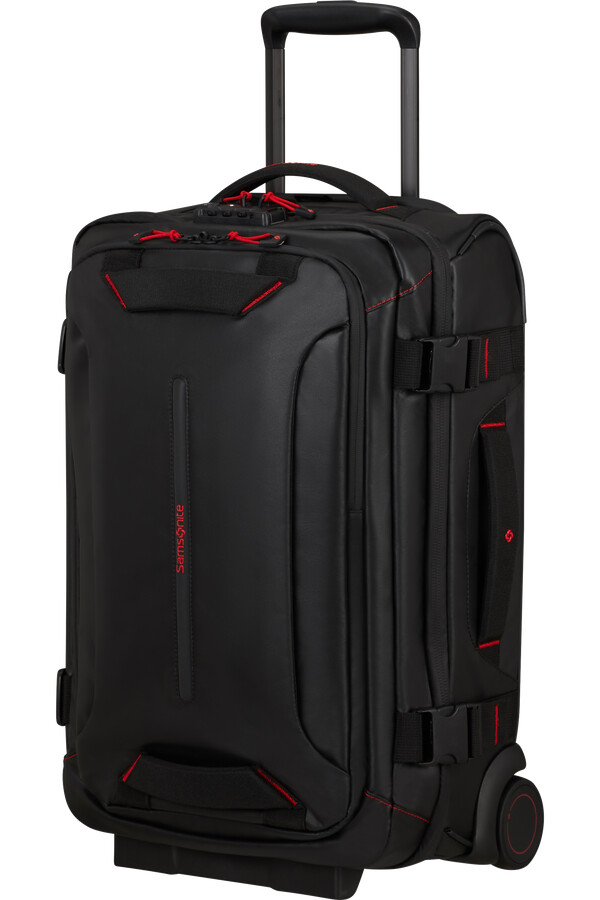 ecodiver duffle με ρόδες διπλό πλαίσιο 55cm μαύρο