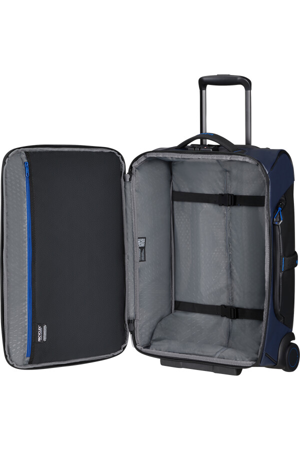 ecodiver duffle με ρόδες 55cm blue nights