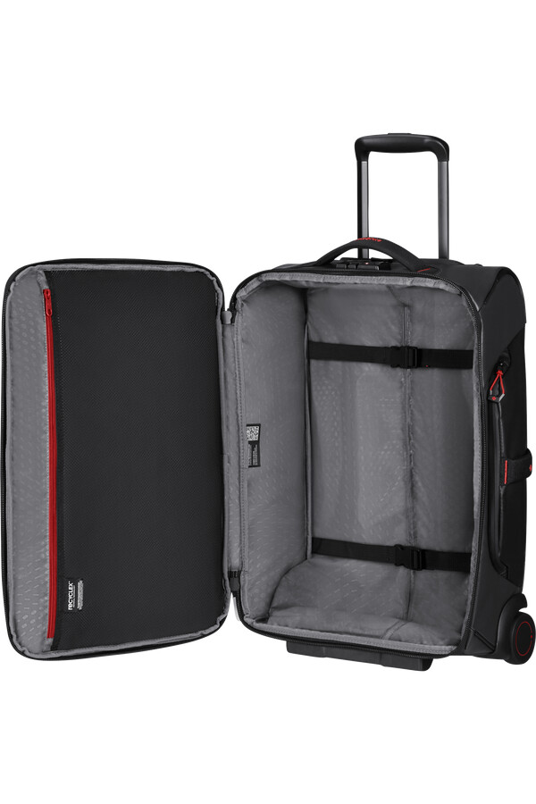 ecodiver duffle με ρόδες 55cm μαύρο