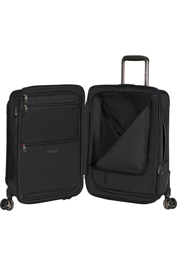 pro-dlx 6 spinner Επεκτάσιμο 4 ρόδες 55cm Μαύρο